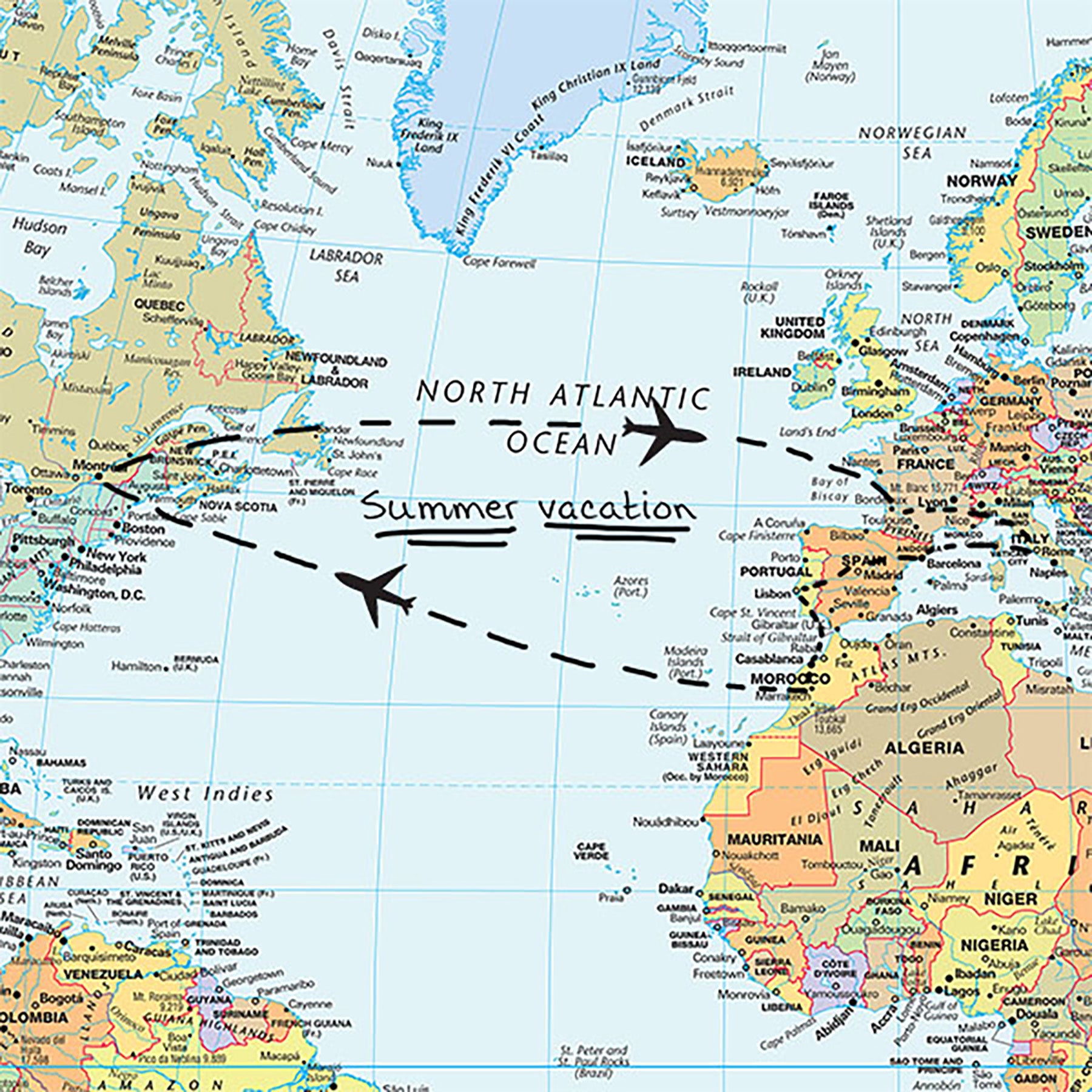 World Dry Erase pattern close-up