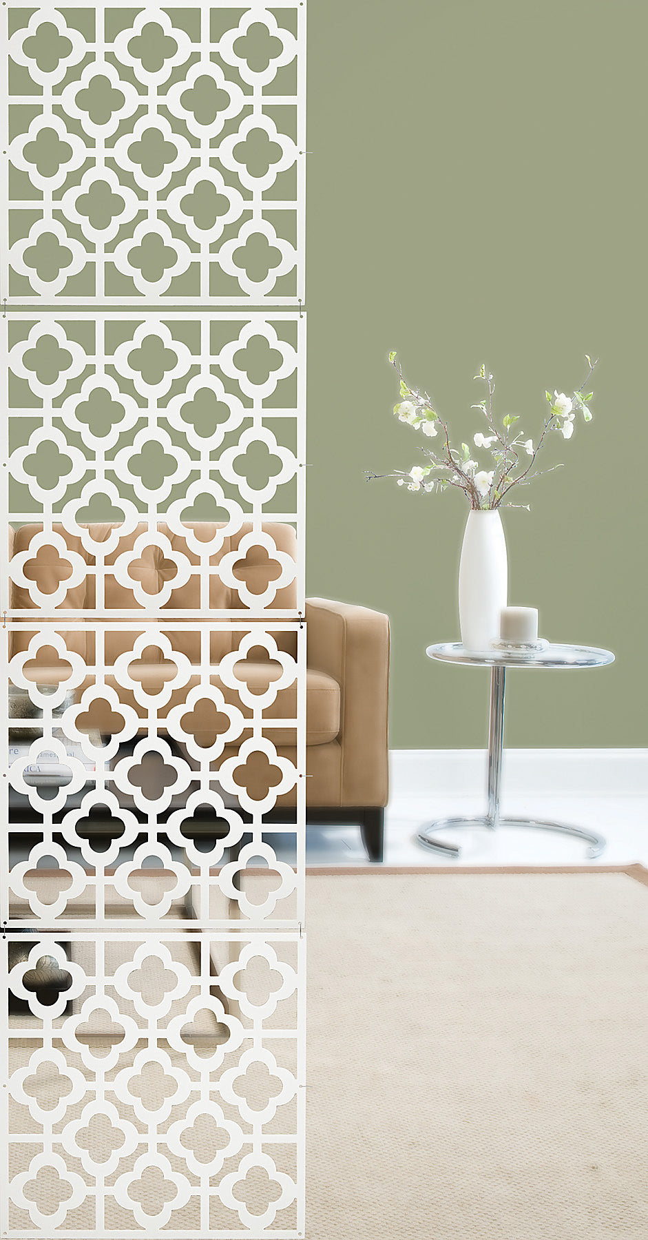 Honeycomb Screen Panels in a room setting
