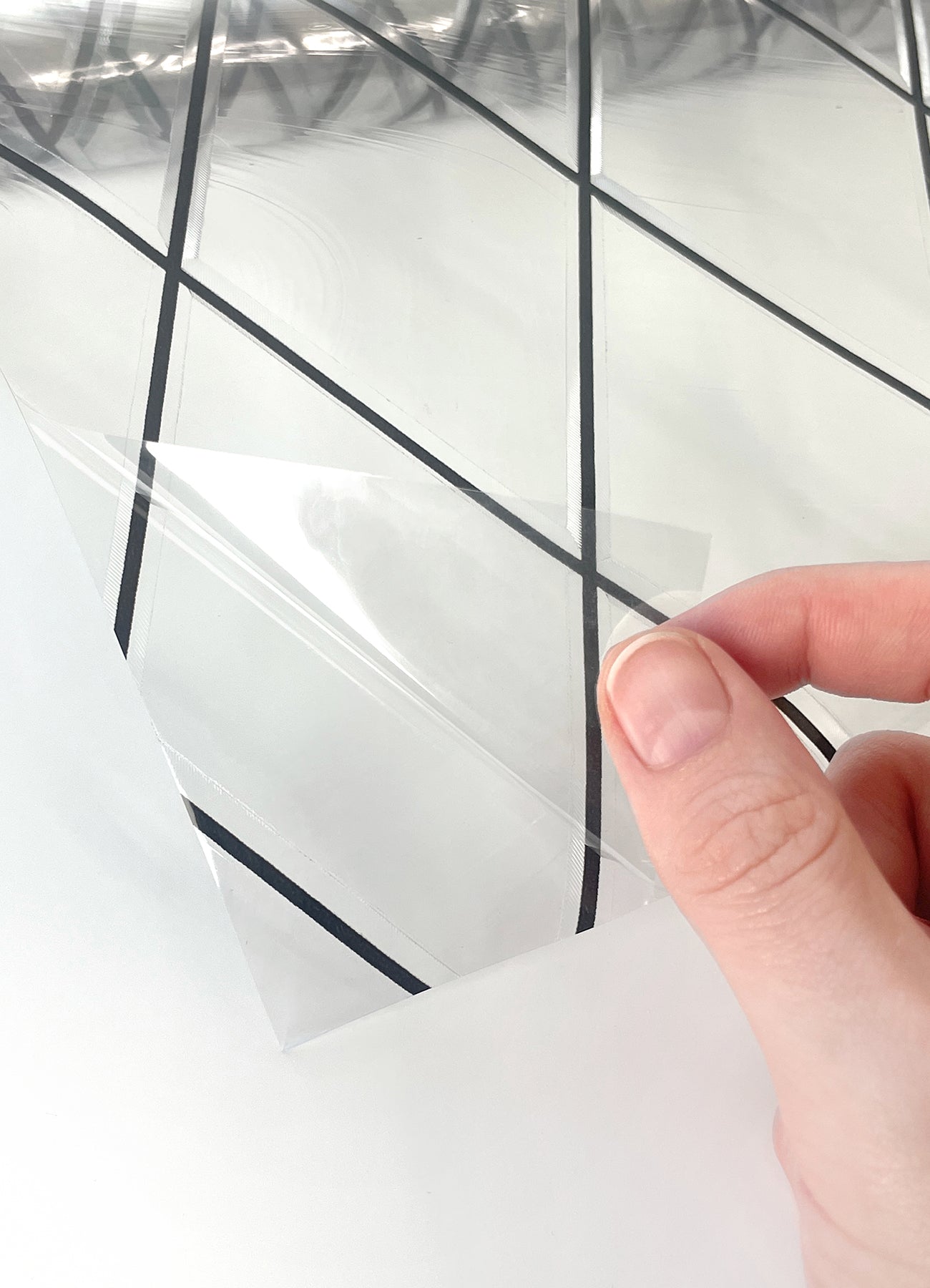 Cora Window Film - how to peel