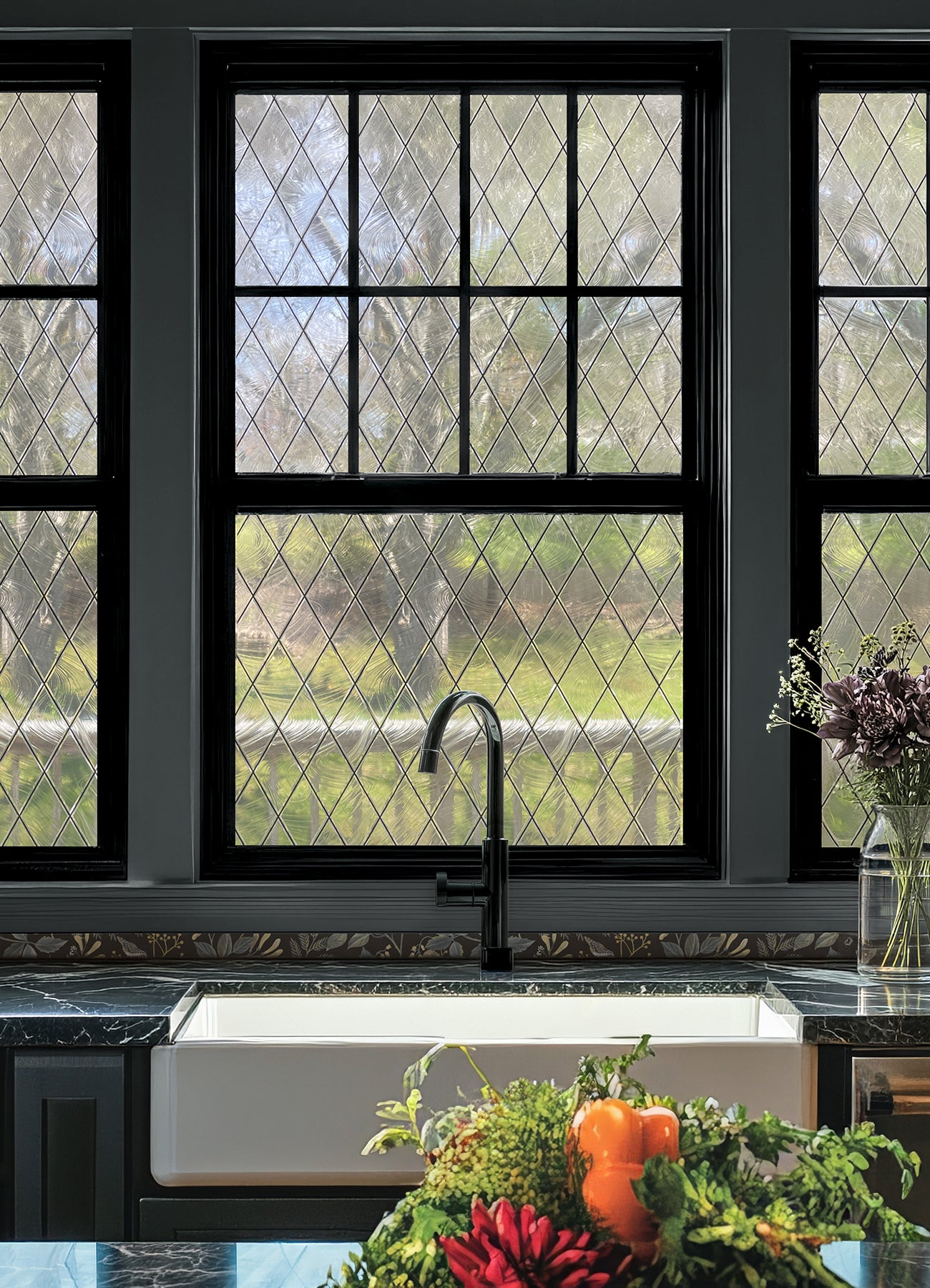 Cora Window Film in a room setting