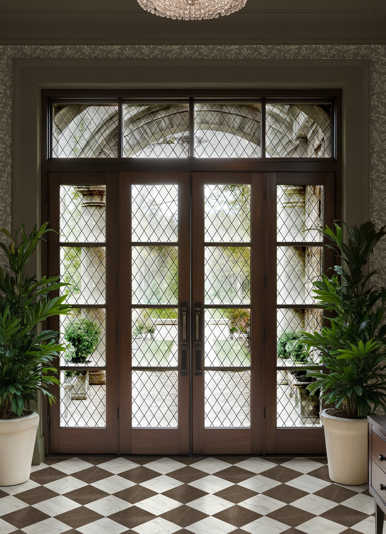 Cora Window Film in a room setting
