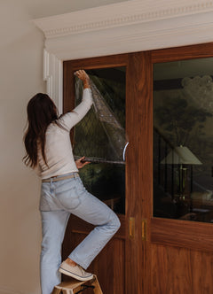 Cora Window Film in a room setting