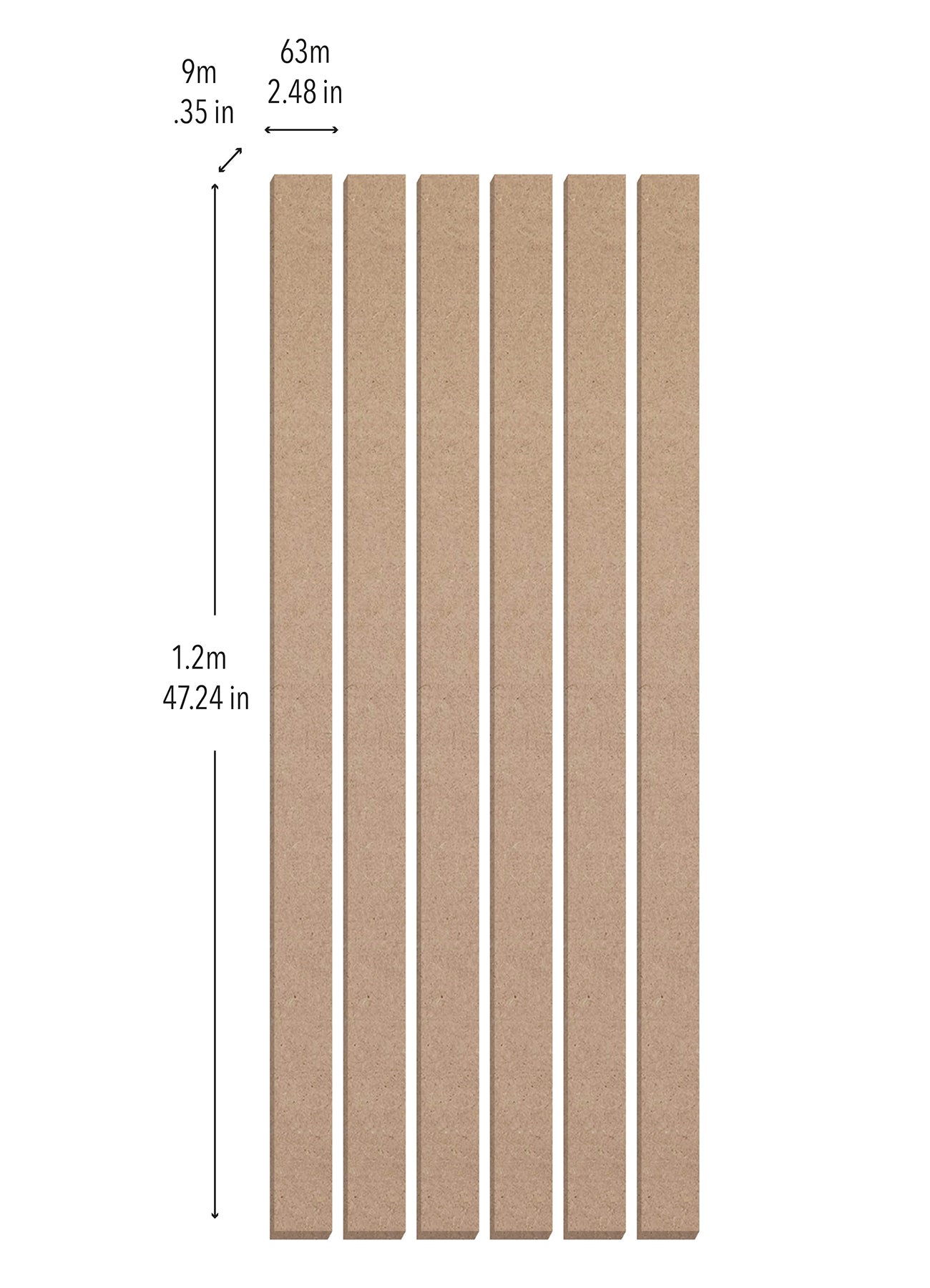 Narrow Decorative Room Panels by WallPops