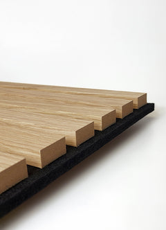Acoustic Slat Decorative Room Panels pattern close-up