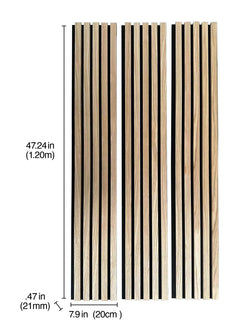 Acoustic Slat Decorative Room Panels by WallPops