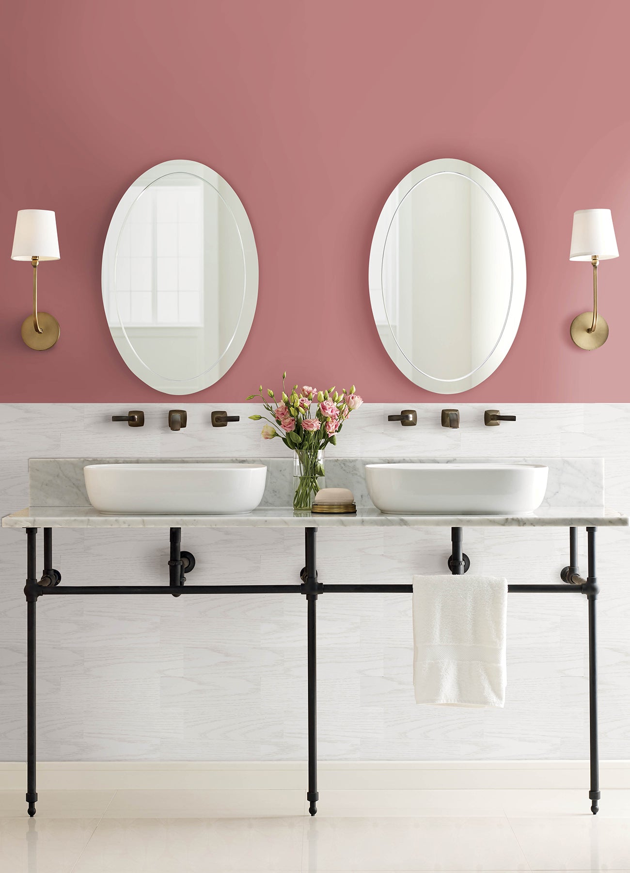 Faux Wood Tiles in a room setting