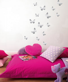 Butterfly Wall Decals in a room setting