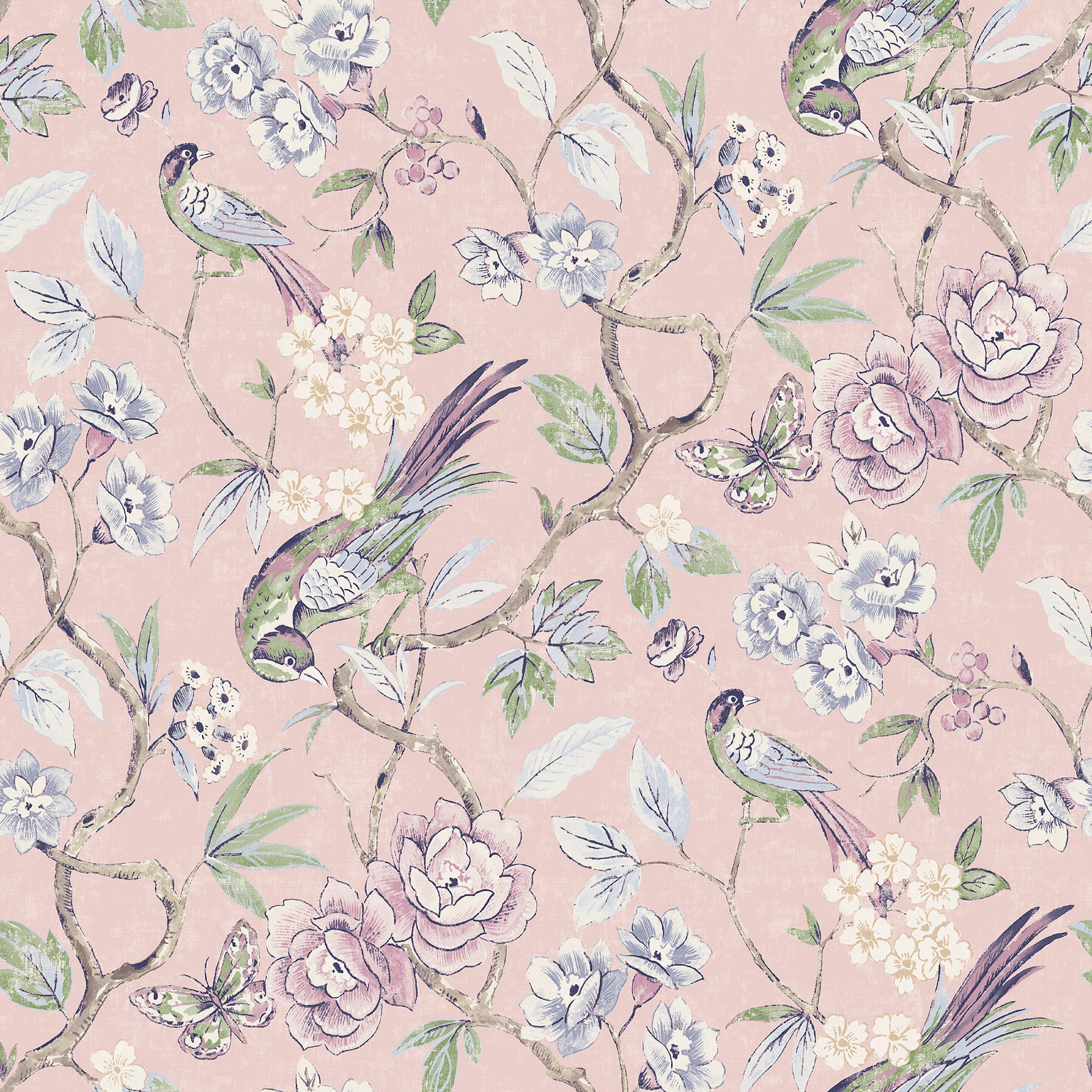 Aviary Garden P&S Wallpaper by WallPops