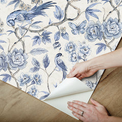 Aviary Garden P&S Wallpaper - how to peel