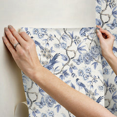 Aviary Garden P&S Wallpaper - how to stick