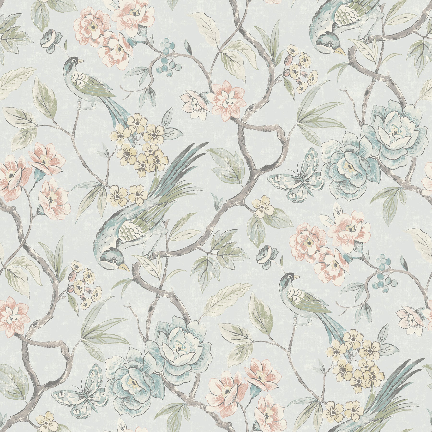 Aviary Garden P&S Wallpaper by WallPops
