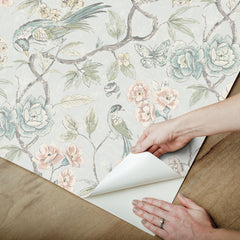 Aviary Garden P&S Wallpaper - how to peel