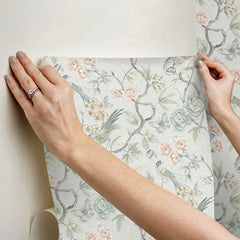 Aviary Garden P&S Wallpaper - how to stick