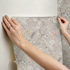 Aviary Garden P&S Wallpaper - how to stick