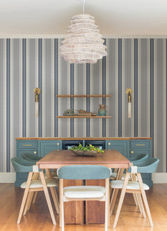 Escot P&S Wallpaper in a room setting