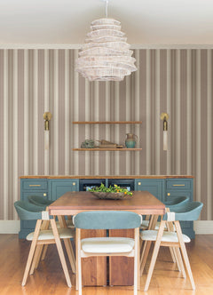 Escot P&S Wallpaper in a room setting