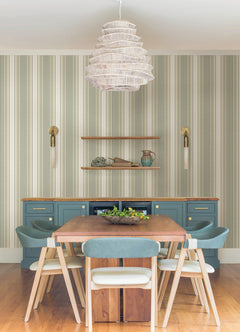 Escot P&S Wallpaper in a room setting