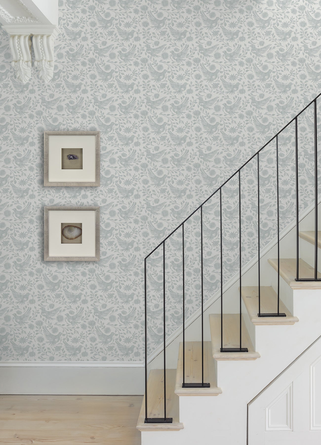 Winged Serenade P&S Wallpaper in a room setting