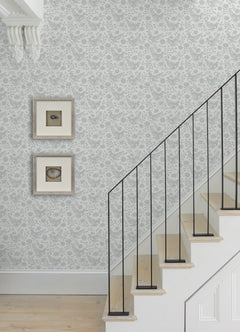 Winged Serenade P&S Wallpaper in a room setting
