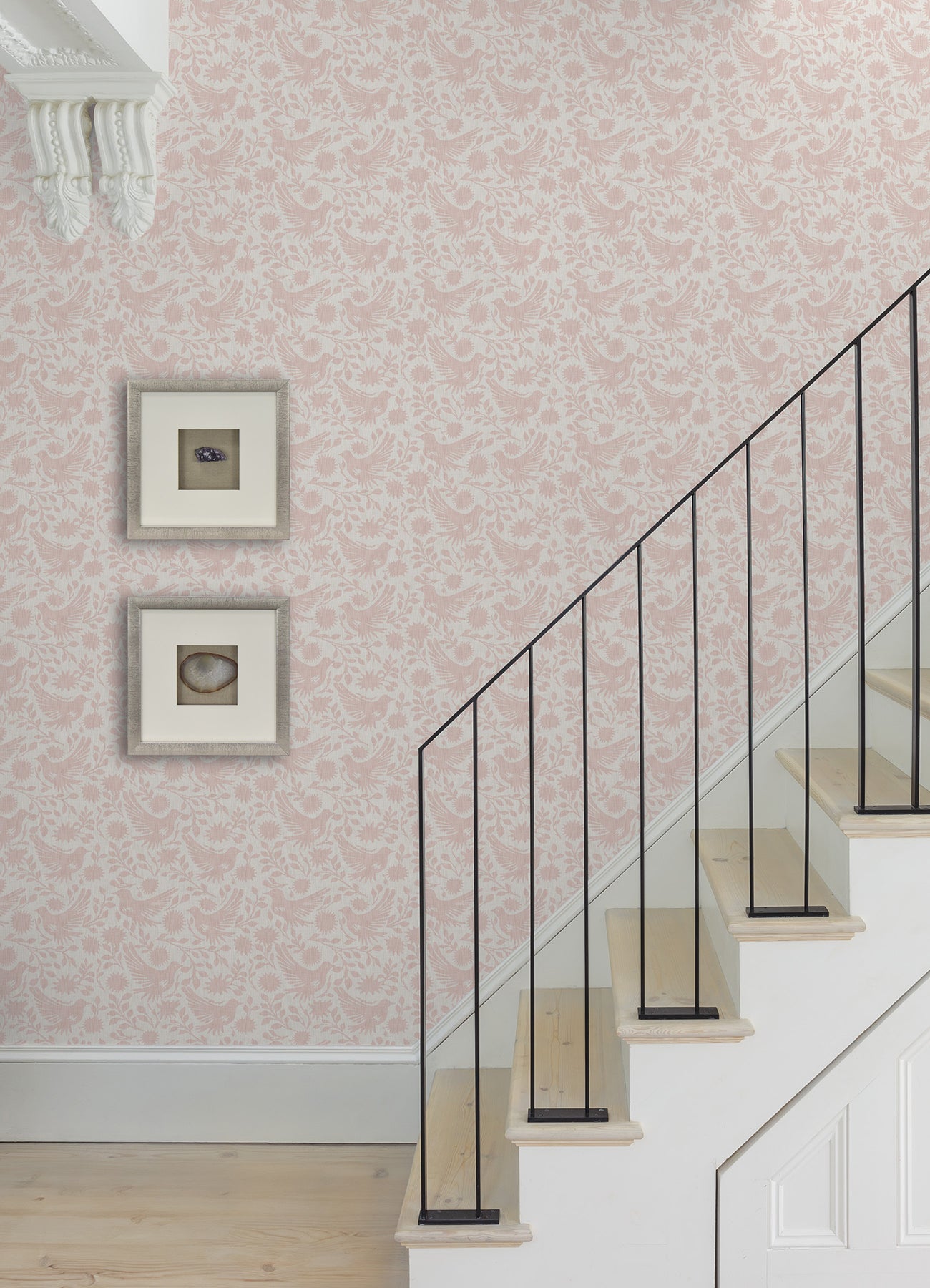 Winged Serenade P&S Wallpaper in a room setting