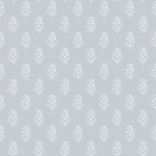 Navy Aqua Straw Flower pattern